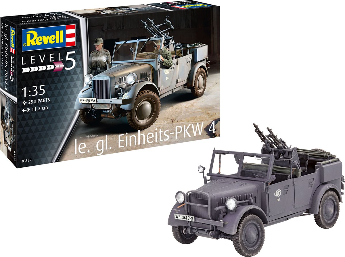 1:35   03339 Einheits-PKW Kfz.4 Plastic kit