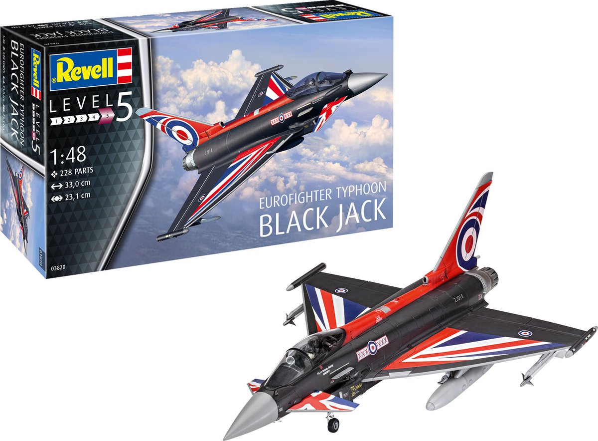 1:48   03820 Eurofighter Typhoon - Black Jack Plastic kit