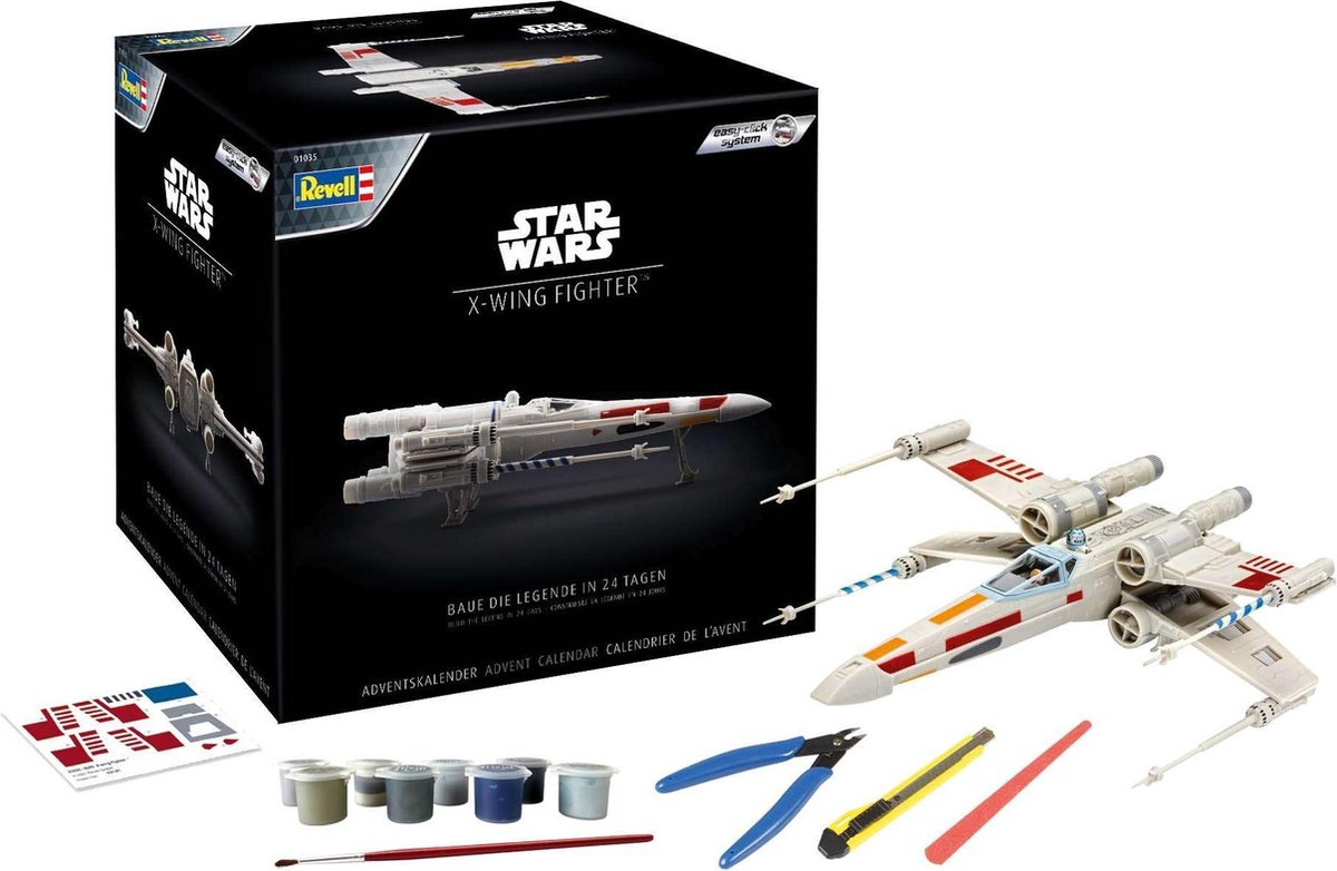 1:57   01035 Star Wars X-Wing Fighter - Adventskalender Plastic kit