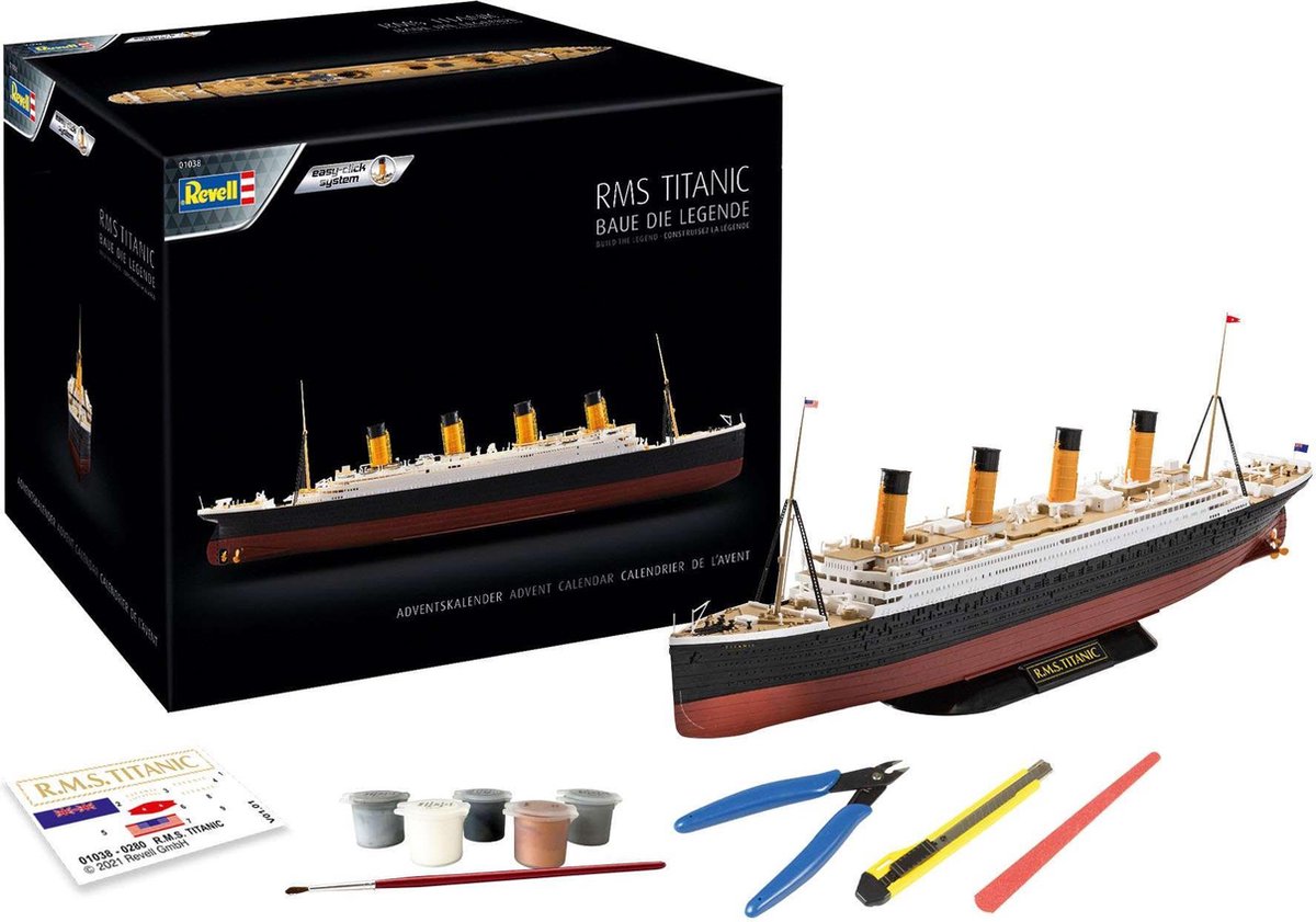 1:600   01038 RMS Titanic Ship - Adventskalender Plastic kit