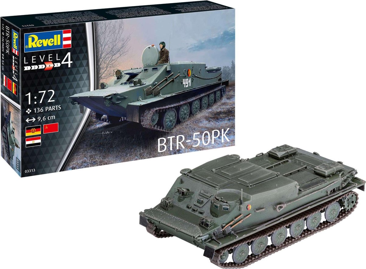 1:72   03313 BTR-50PK Transport Tank Plastic kit