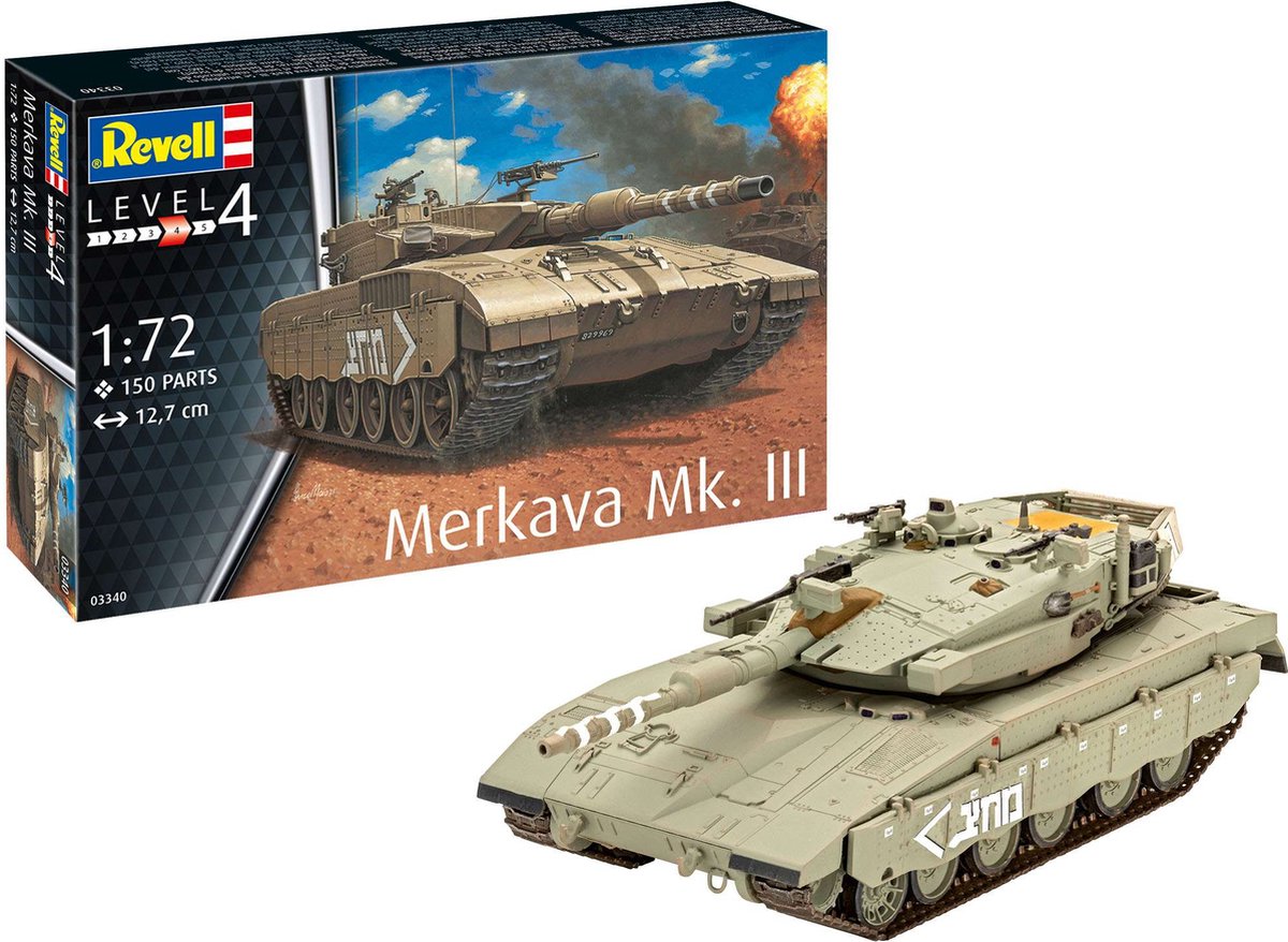 1:72   03340 Merkava Mk.III Tank Plastic kit