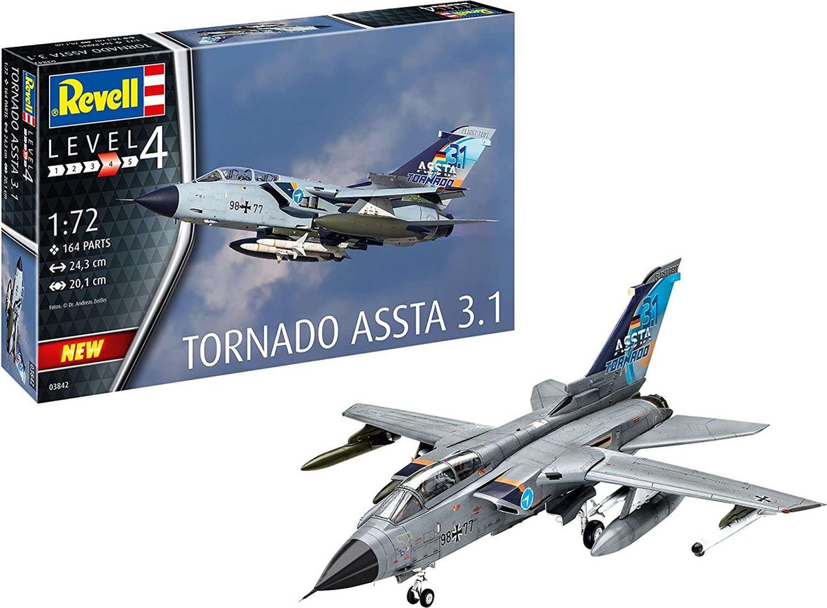 1:72   03842 Tornado ASSTA 3.1 Plane Plastic kit