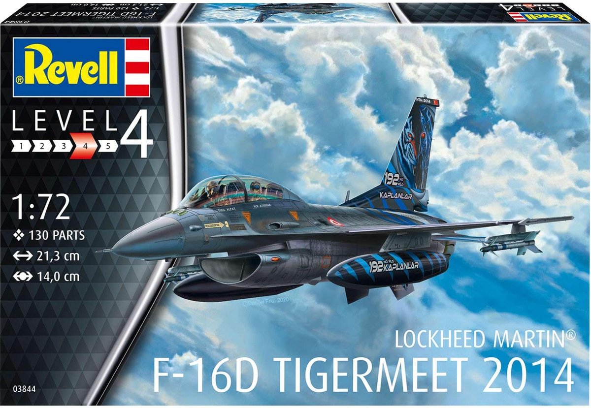 1:72   03844 Lockheed Martin F-16D Tigermeet 2014 - Model Set Plastic kit