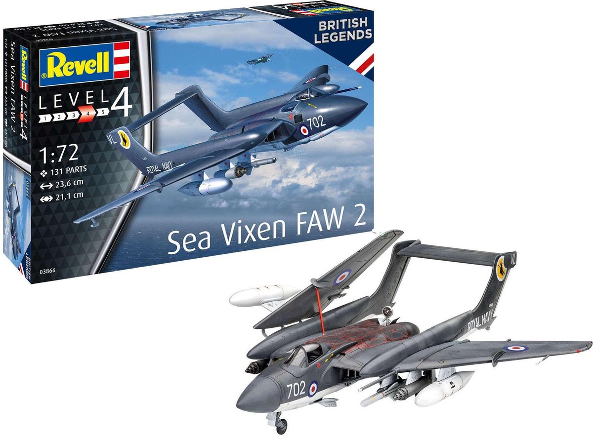 1:72   03866 Sea Vixen FAW 2 - 70th Anniversary Plastic kit