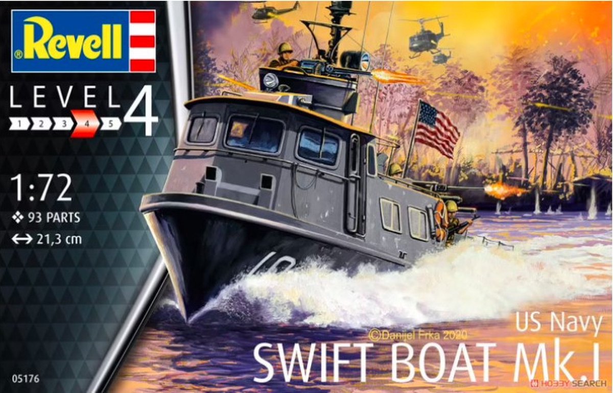 1:72   05176 US Navy SWIFT BOAT Mk.I Plastic kit