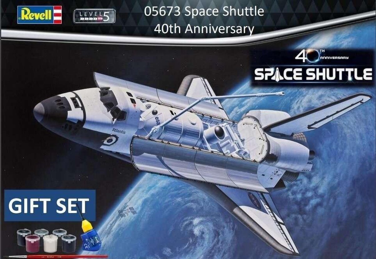 1:72   05673 Space Shuttle, 40th. Anniversary - Gift Set Plastic kit