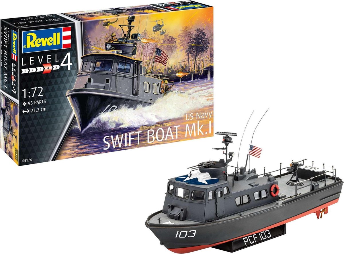 1:72   65176 US Navy SWIFT BOAT Mk.I - Model Set Plastic kit