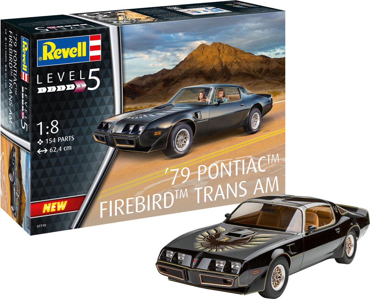 1:8   07710 Pontiac Firebird Trans Am Car Plastic kit