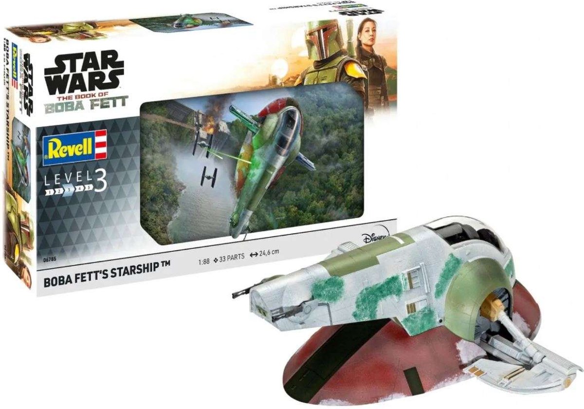 1:88   06785 Star Wars - Boba Fetts Starship Plastic kit