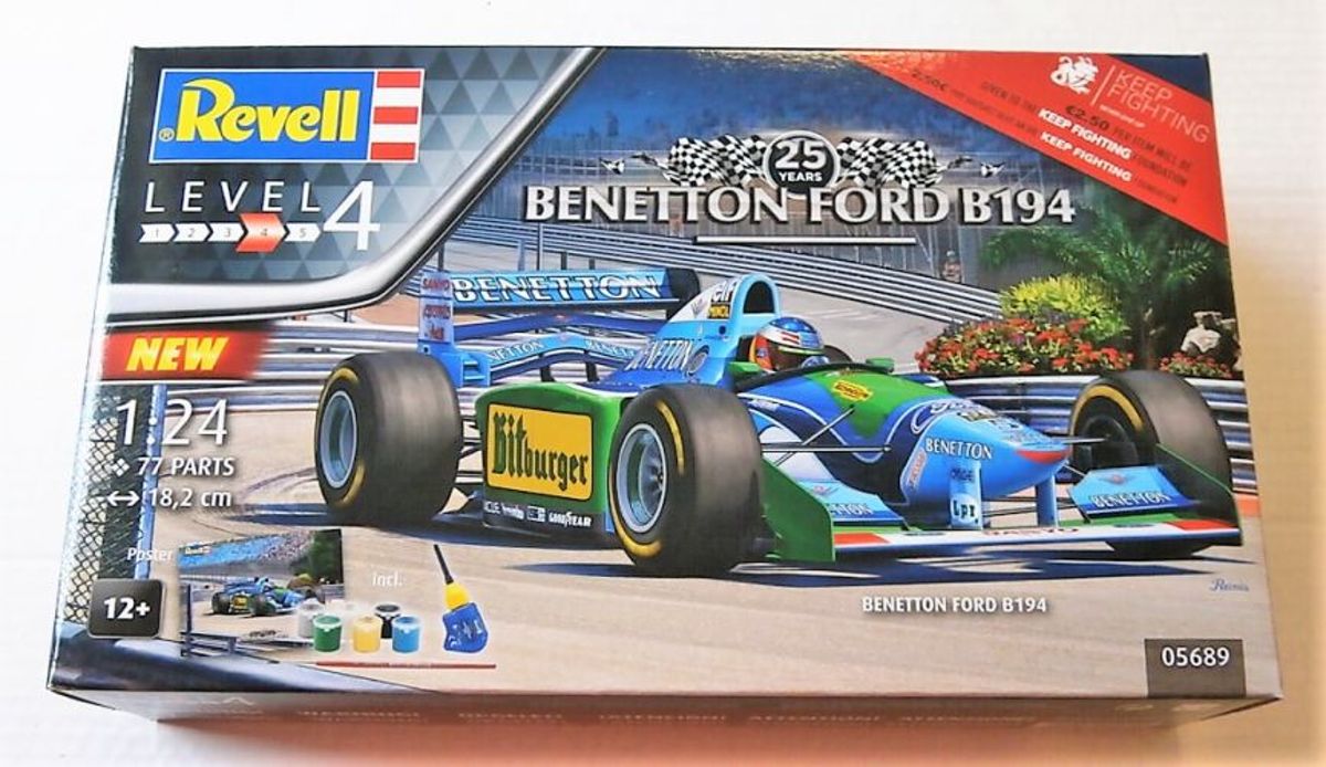 Benetton Ford B194 - Jos Verstappen -   modelbouw pakket  1:24