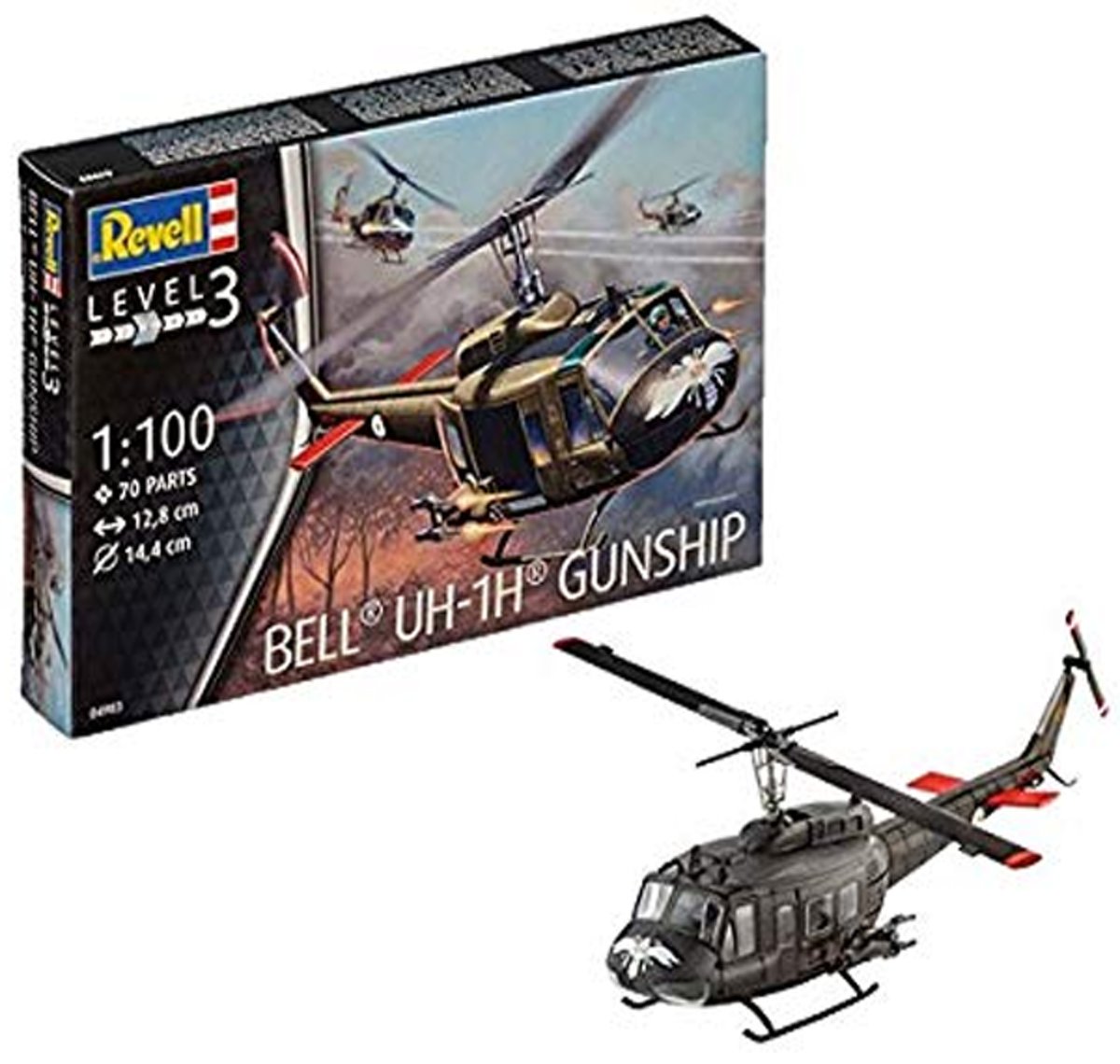 Cobi Helikopter 1/100 /04983/ Bell Uh-1H Gunship