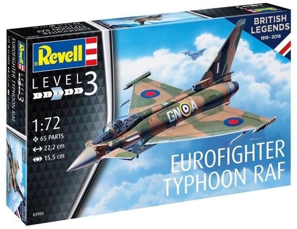 Eurofighter Typhoon RAF Revell schaal 172