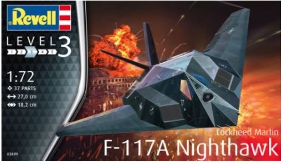 F-117A Nighthawk Stealth Fighter   schaal 172