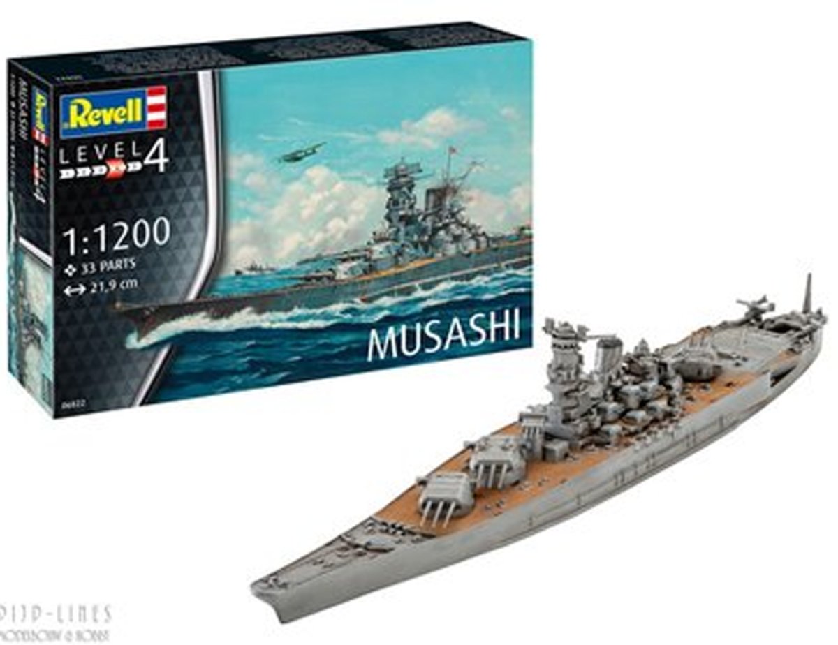 REVELL 1:1200 Musashi