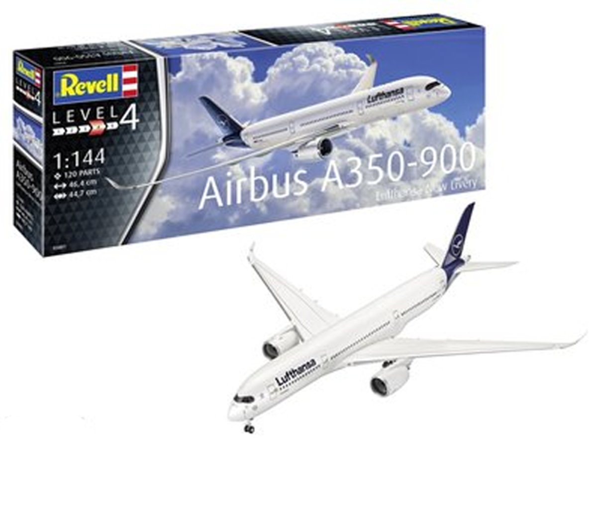 REVELL 1:144 Airbus A350-900 Lufthansa New Livery