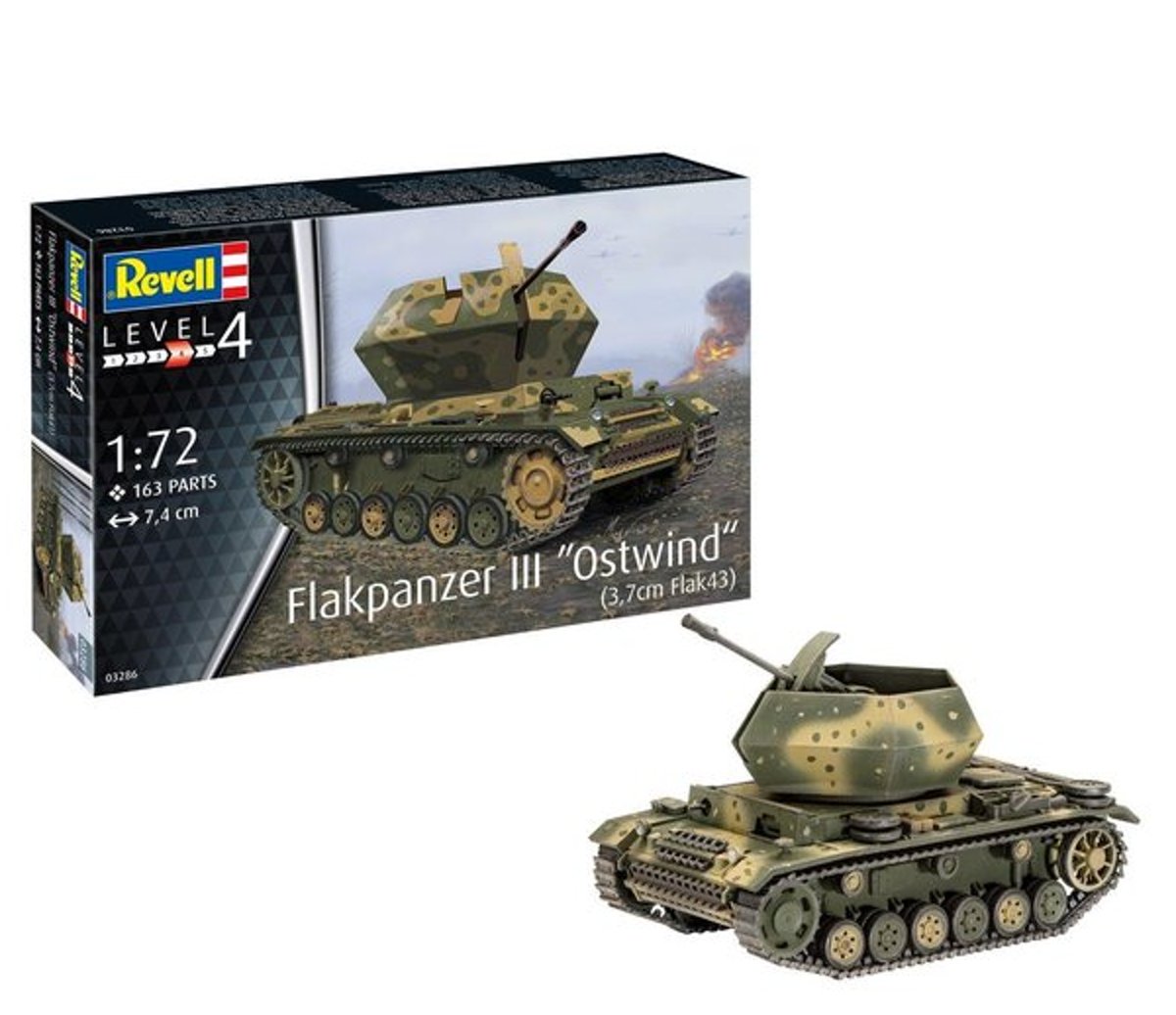 REVELL 1:72 Flakpanzer111 Ostwind