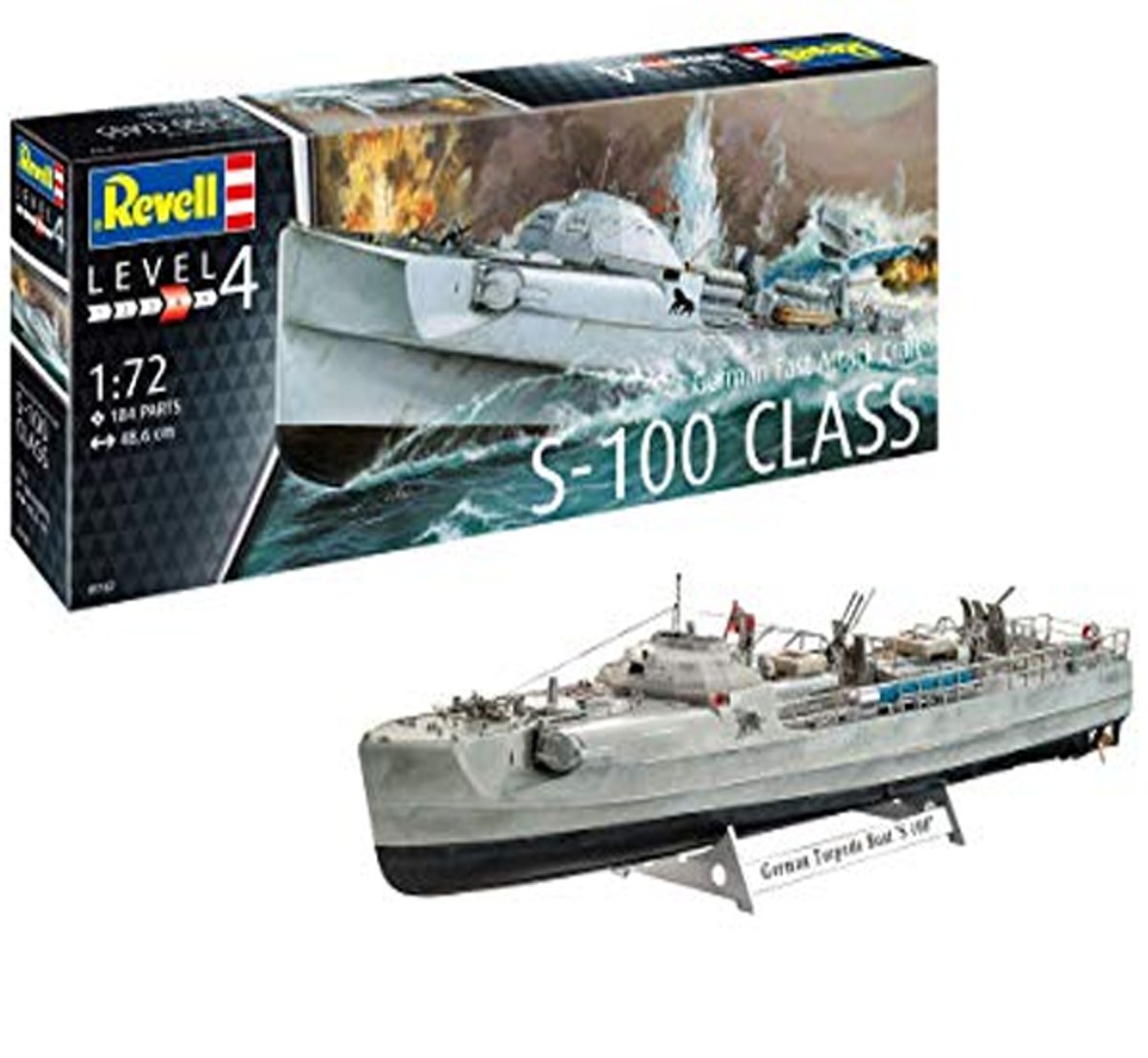 REVELL 1:72 German Fast Attack Craft S-100