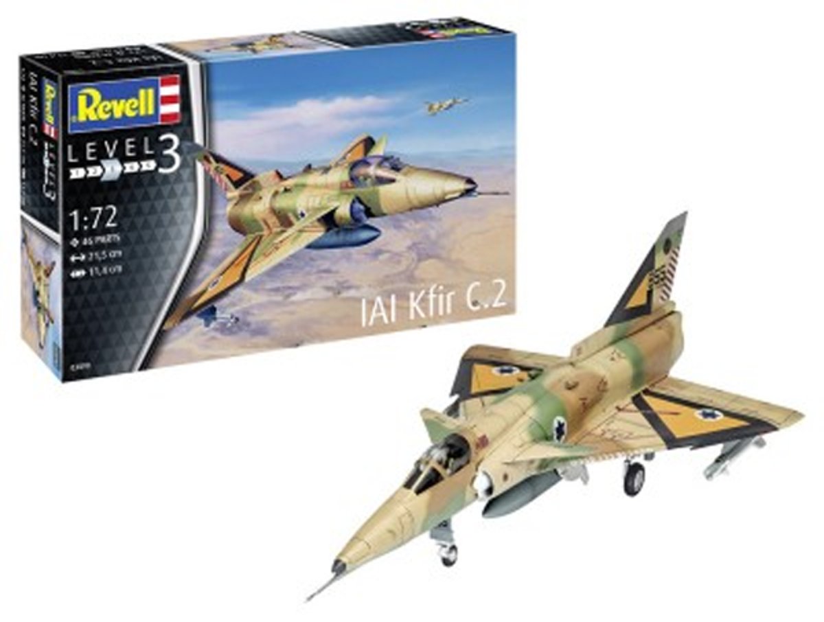 REVELL 1:72 Kfir C-2