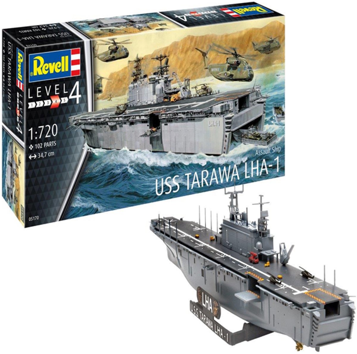 REVELL 1:720 US Tarawa LHA1