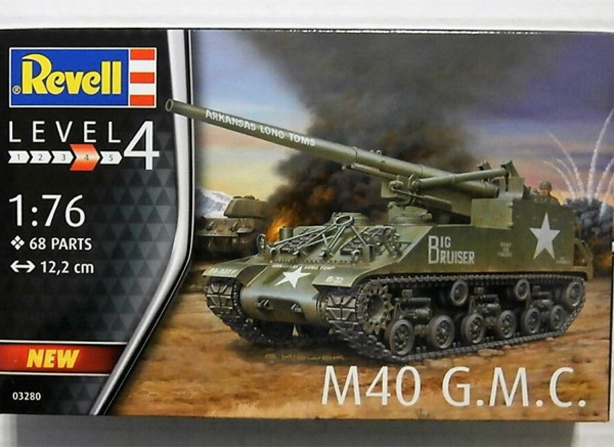 REVELL 1:76 M40 G.M.C.