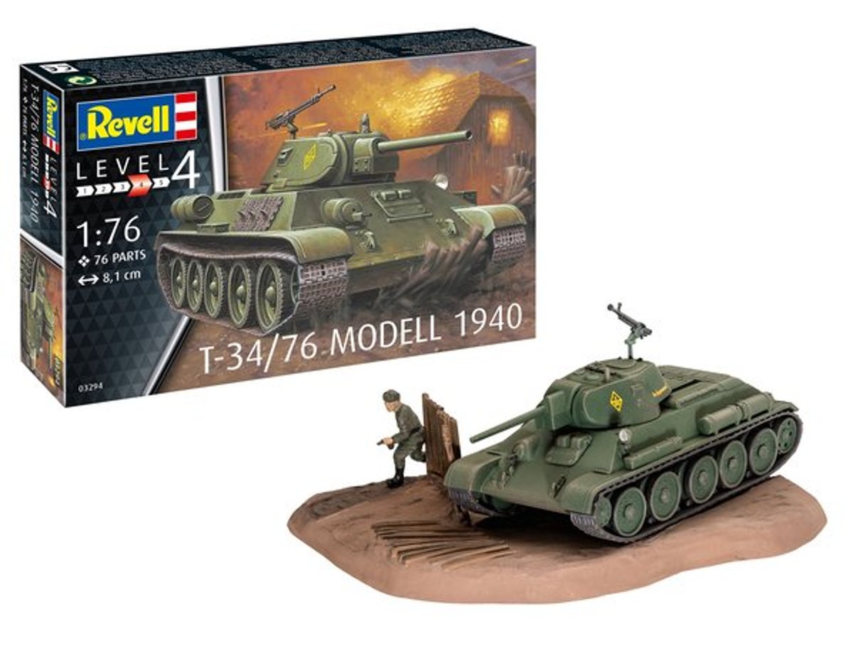 REVELL 1:76 T34/76 Modell 1940