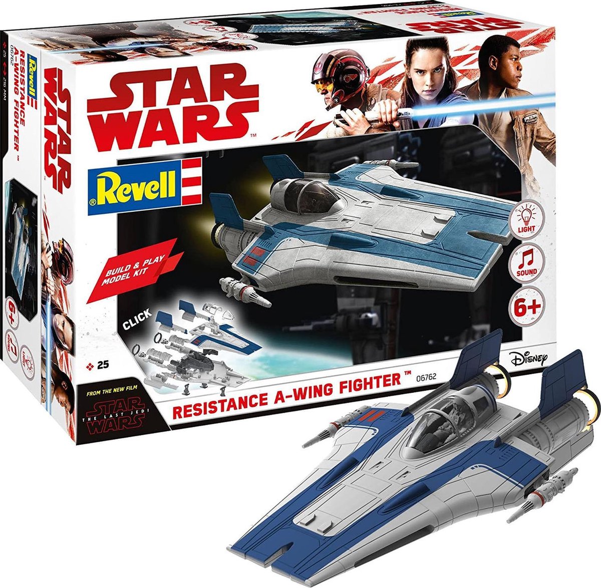 Resistance A-wing Fighter, blue