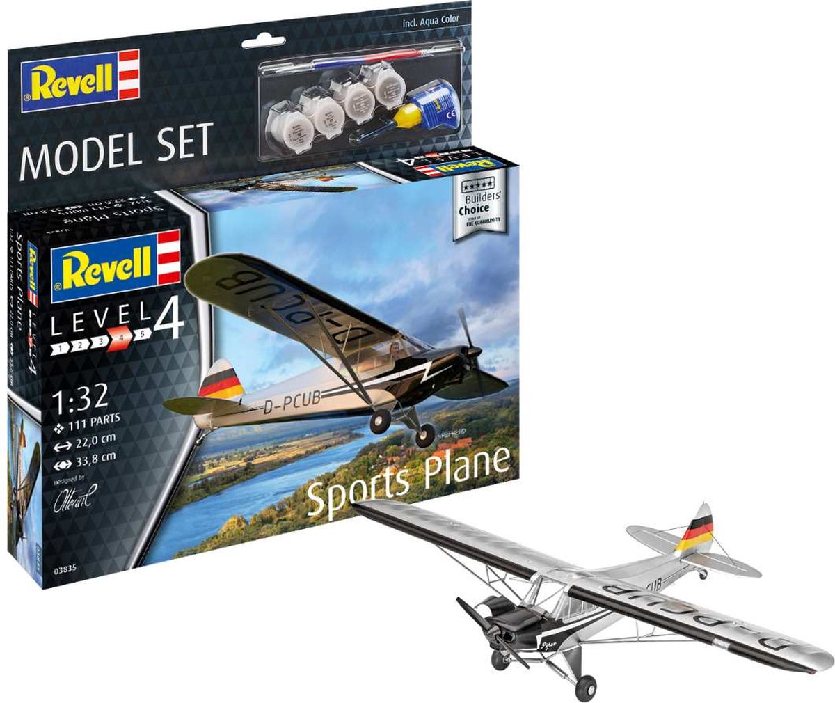   (63835) Sports Plane / Builders Choice / Schaal 1:32