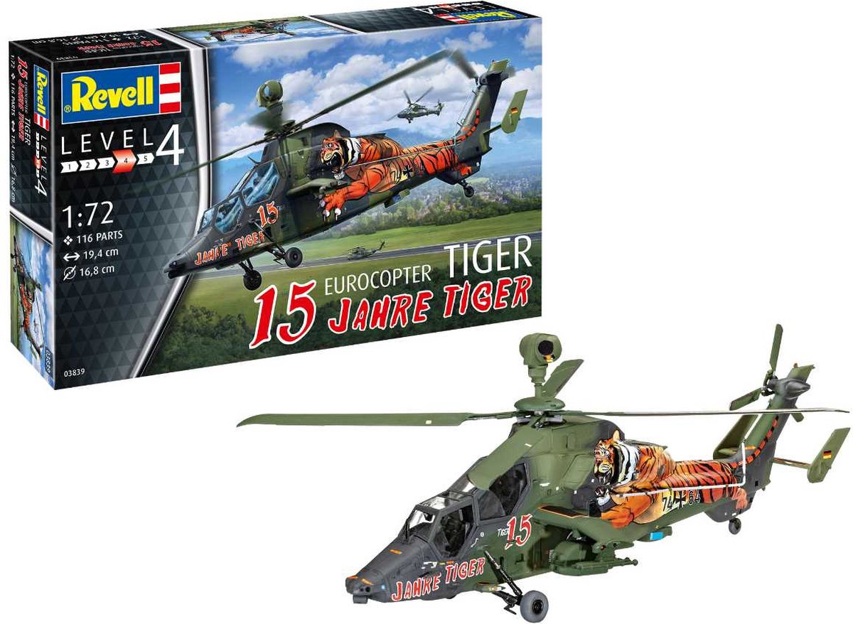   (63839) Eurocopter Tiger / 15 Jahre Tiger / Schaal 1:72