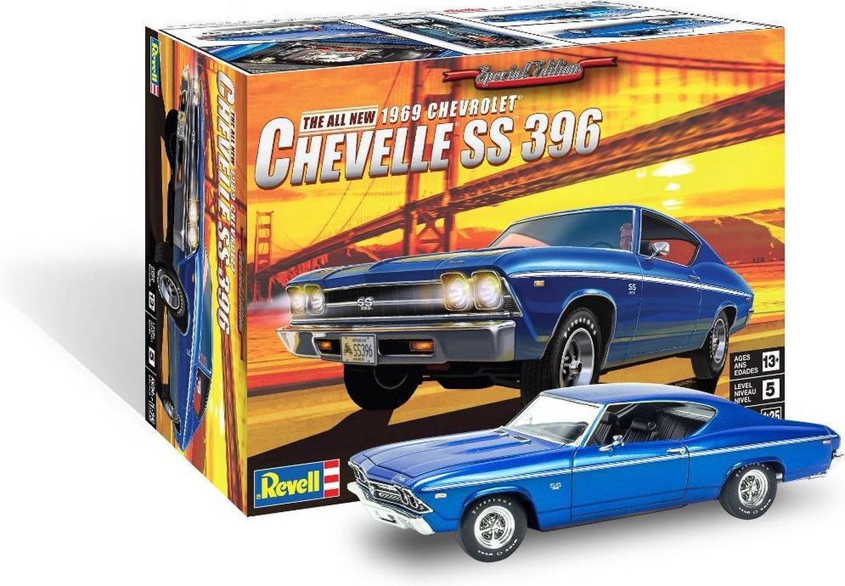   - Chevelle SS 396 Special Edition 1969 Chevrolet Schaal 1:25 kit