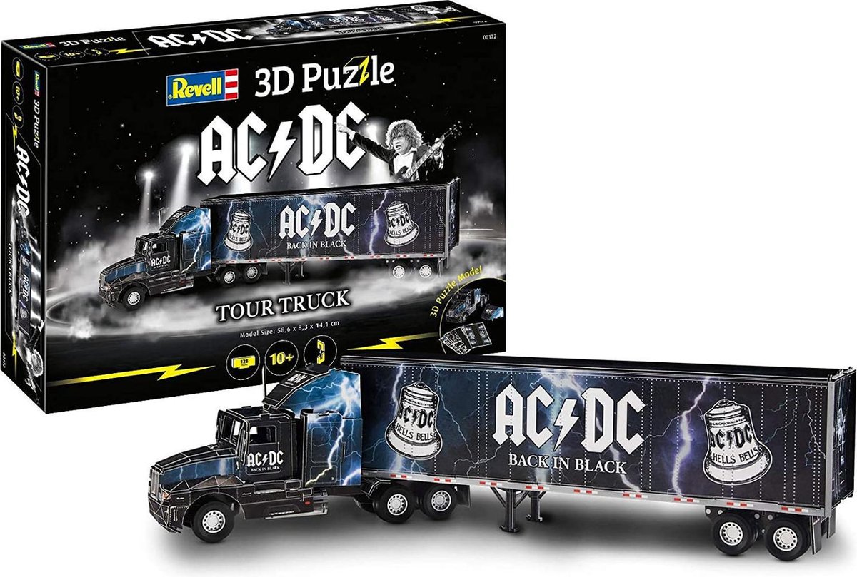   00172 AC/DC Back In Black Tour Truck 3D Puzzle