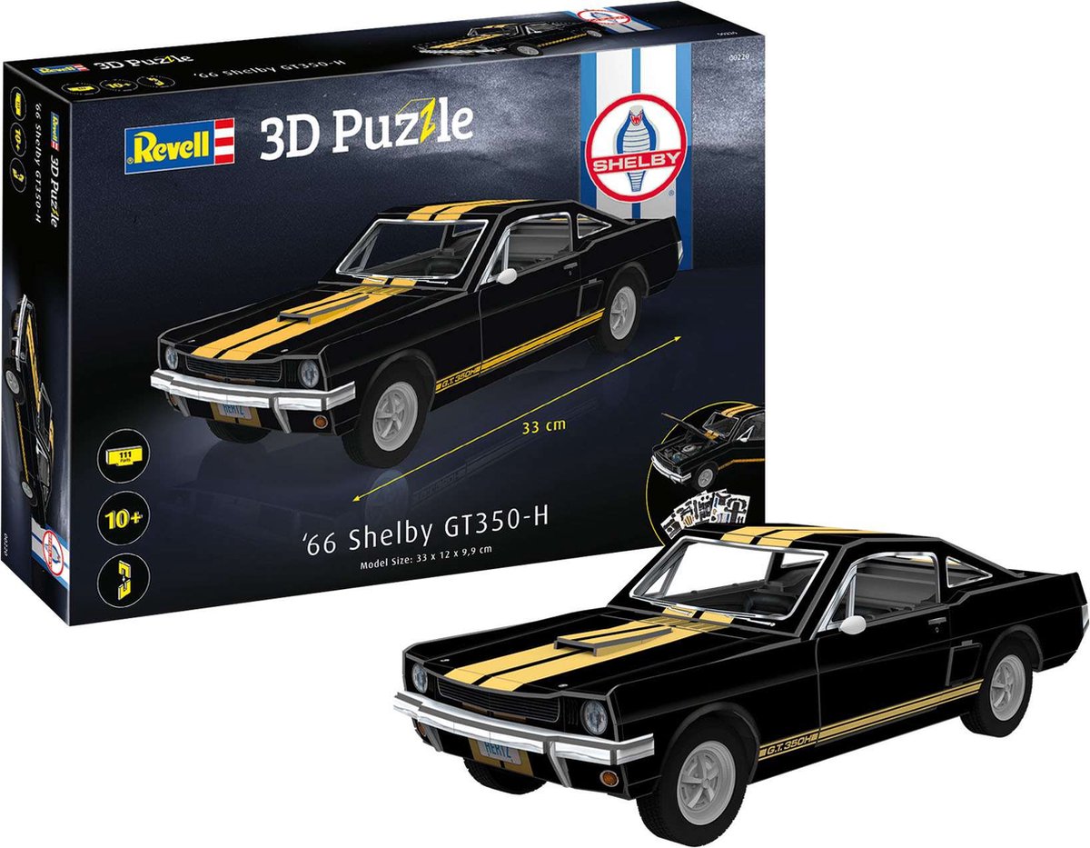 Revell 00220  1966 Shelby Car GT350-H 3D Puzzel