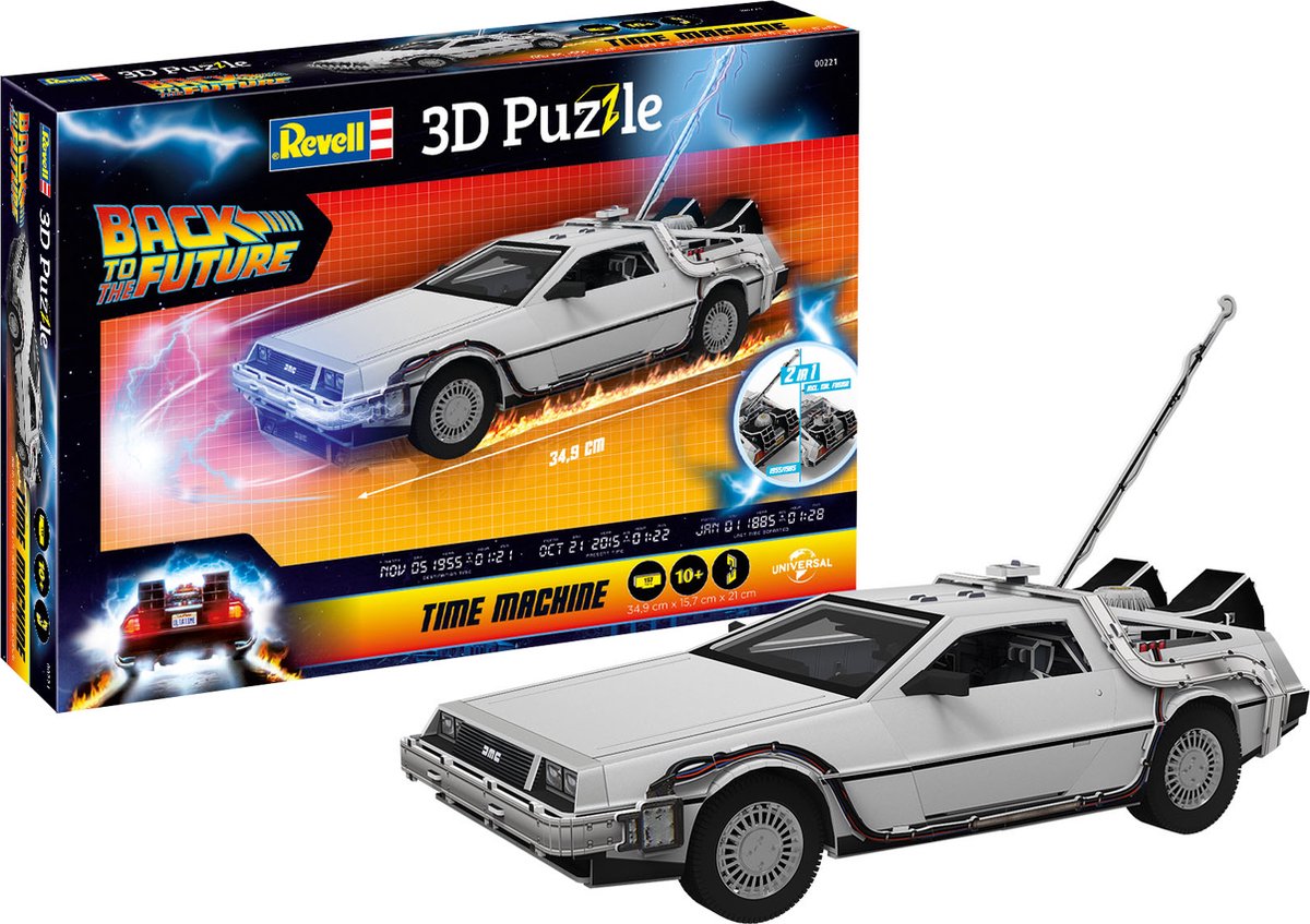   00221 DeLorean - Back to the Future 3D Puzzel