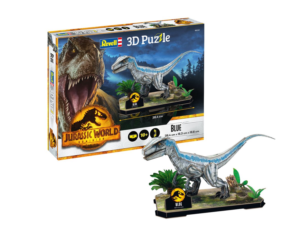   00243 Jurassic World Dominion - Blue 3D Puzzel