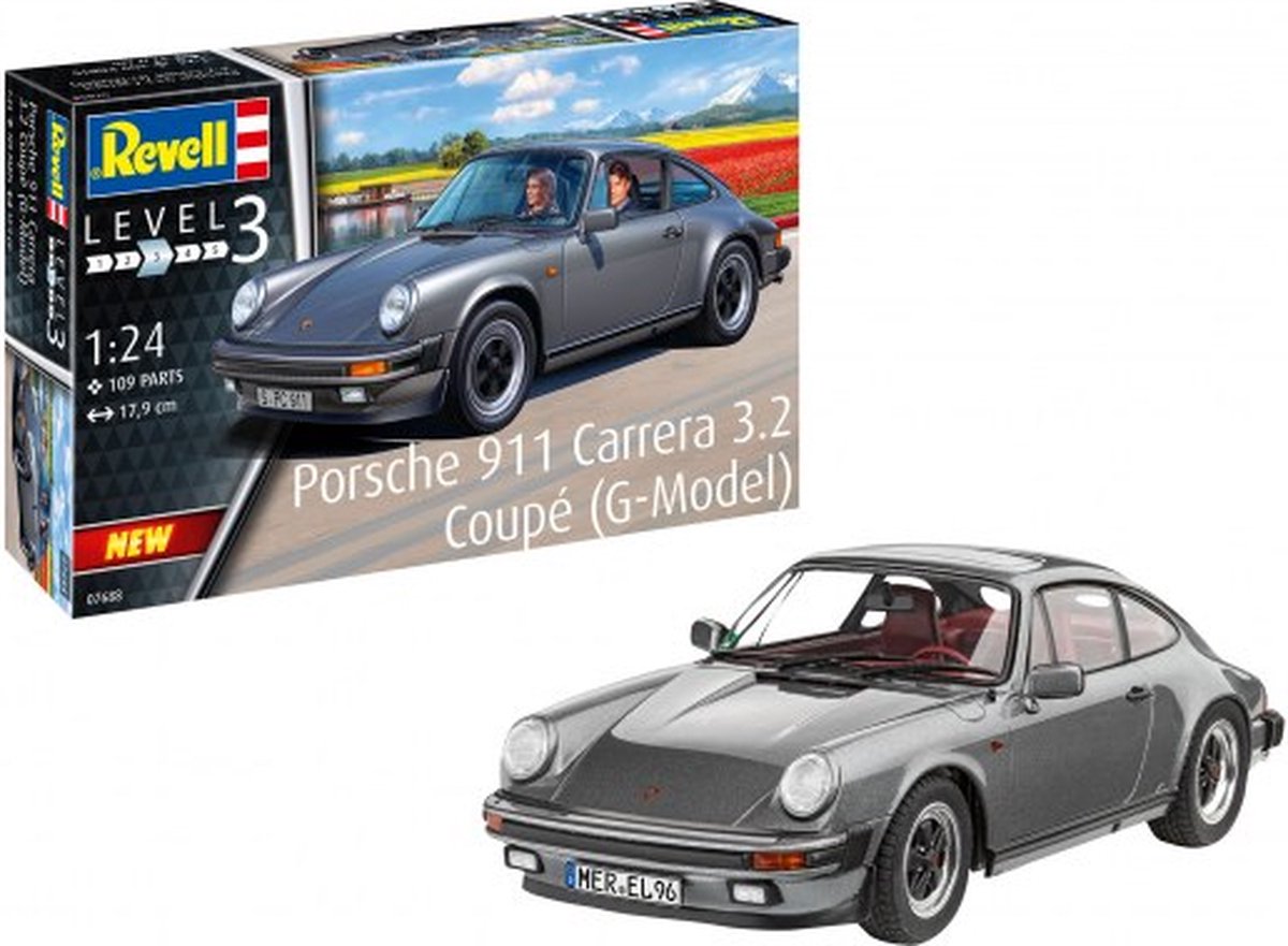   07688 Porsche 911 Carrera 3.2 Coupé (G-Model) Modelbouwpakket