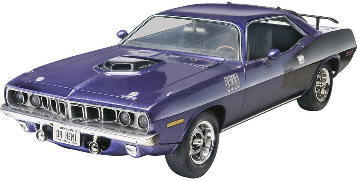 Revell 12943 modelbouwkit 1:25 71 Plymouth HEMI Cuda 426