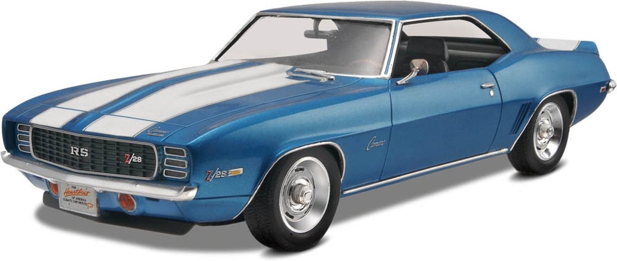   1969 Camaro Z/28 RS Montagekit Sportwagen miniatuur 1:25