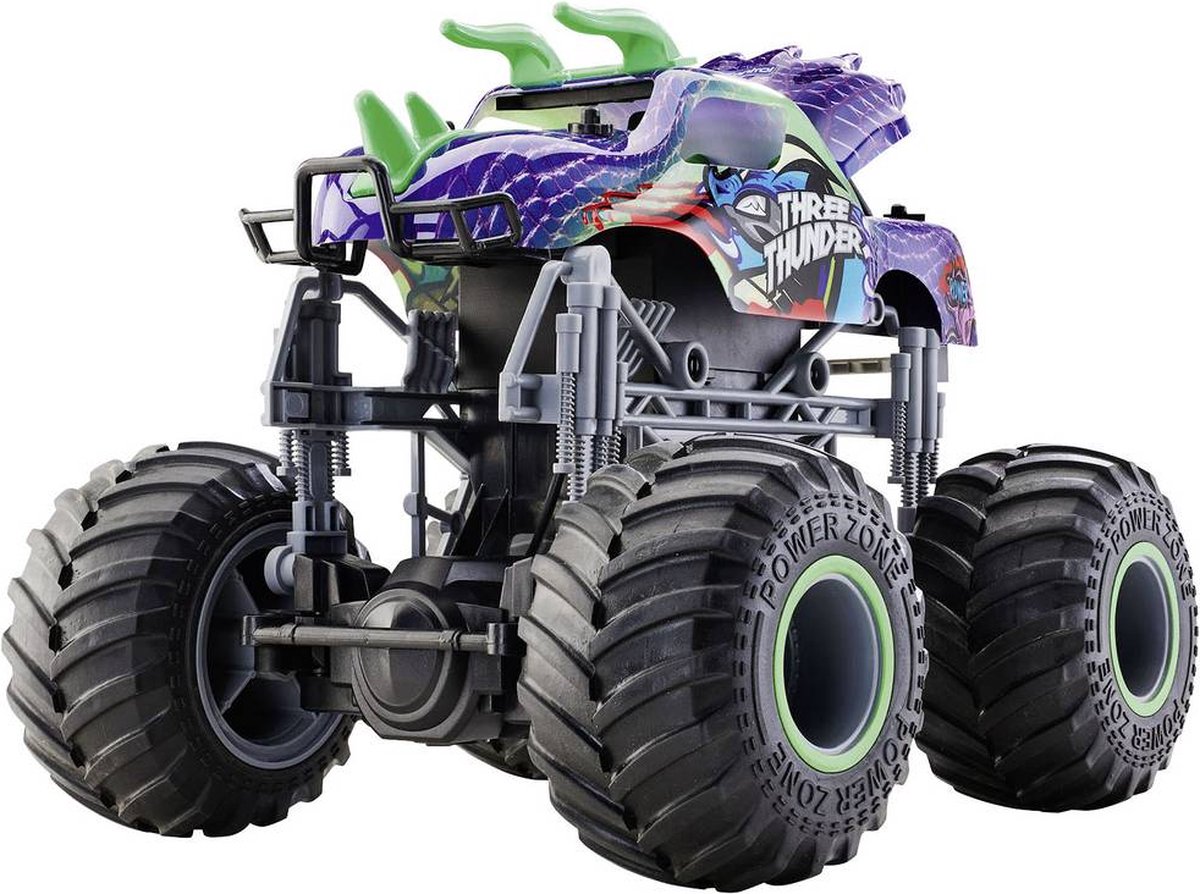   24556 RV RC Dino Monster Truck Three Thunder RC modelauto voor beginners Elektro Monstertruck