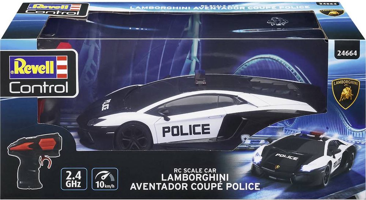   24664 Lamborghini Aventador Police RC modelauto voor beginners