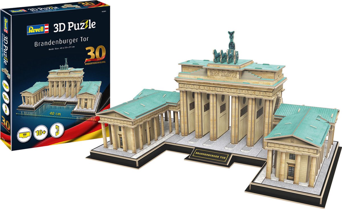   3d-puzzel Brandenburger Tor 40 X 23 Cm Cm 150 Stukjes