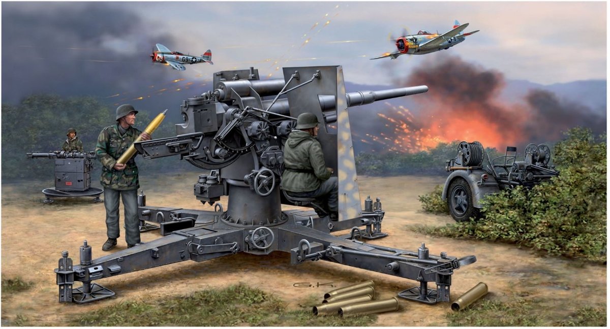 Revell 8,8 cm Flak 36 Commandoapparaat 40