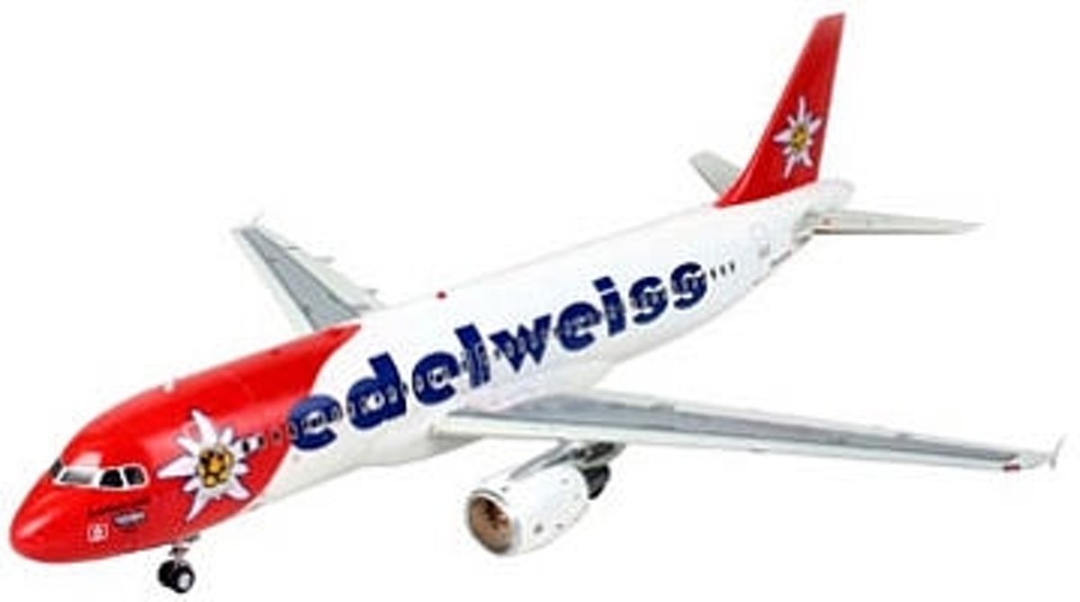 Revell Airbus A320 Edelweiss Air 1:144 Montagekit Vliegtuig met vaste vleugels