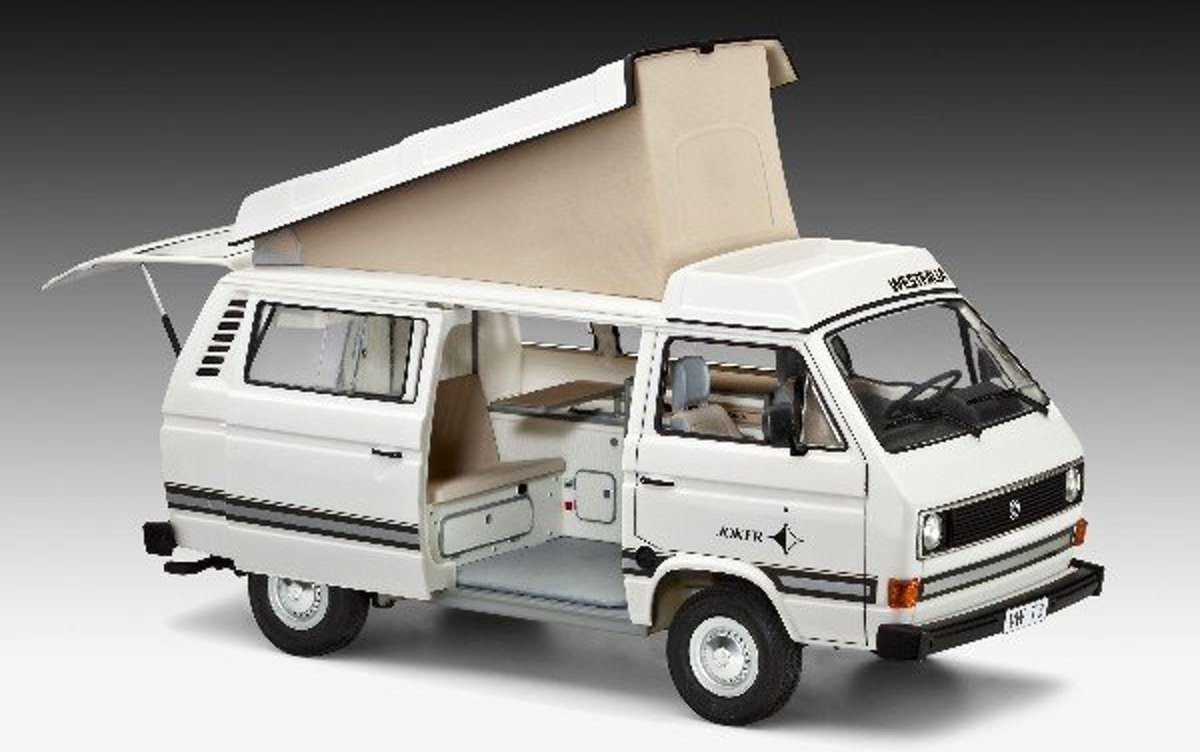   Auto Volkswagen T3 Camper - Bouwpakket - 1:25