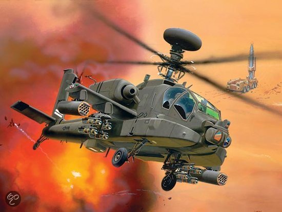   Bouwdoos AH-64D Apache Longbow Helikopter