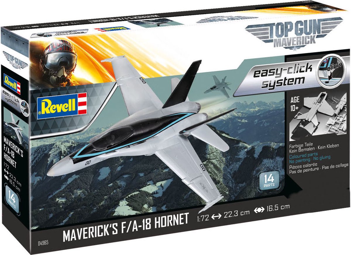   Bouwset Vliegtuig F/a-18 Hornet 22,3 Cm 14-delig