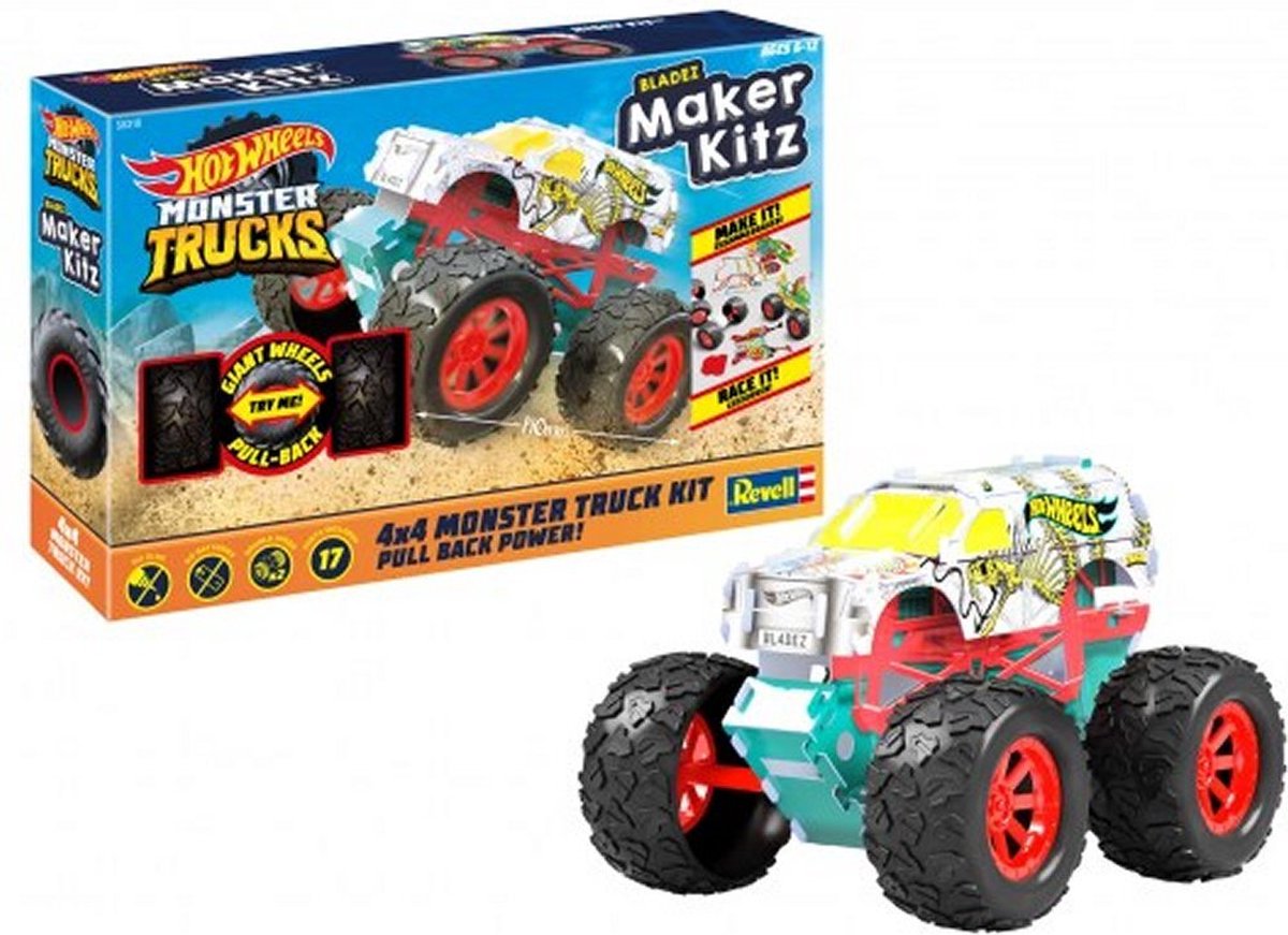   Hotwheels Maker Kitz Monster Trucks Hissy Fit