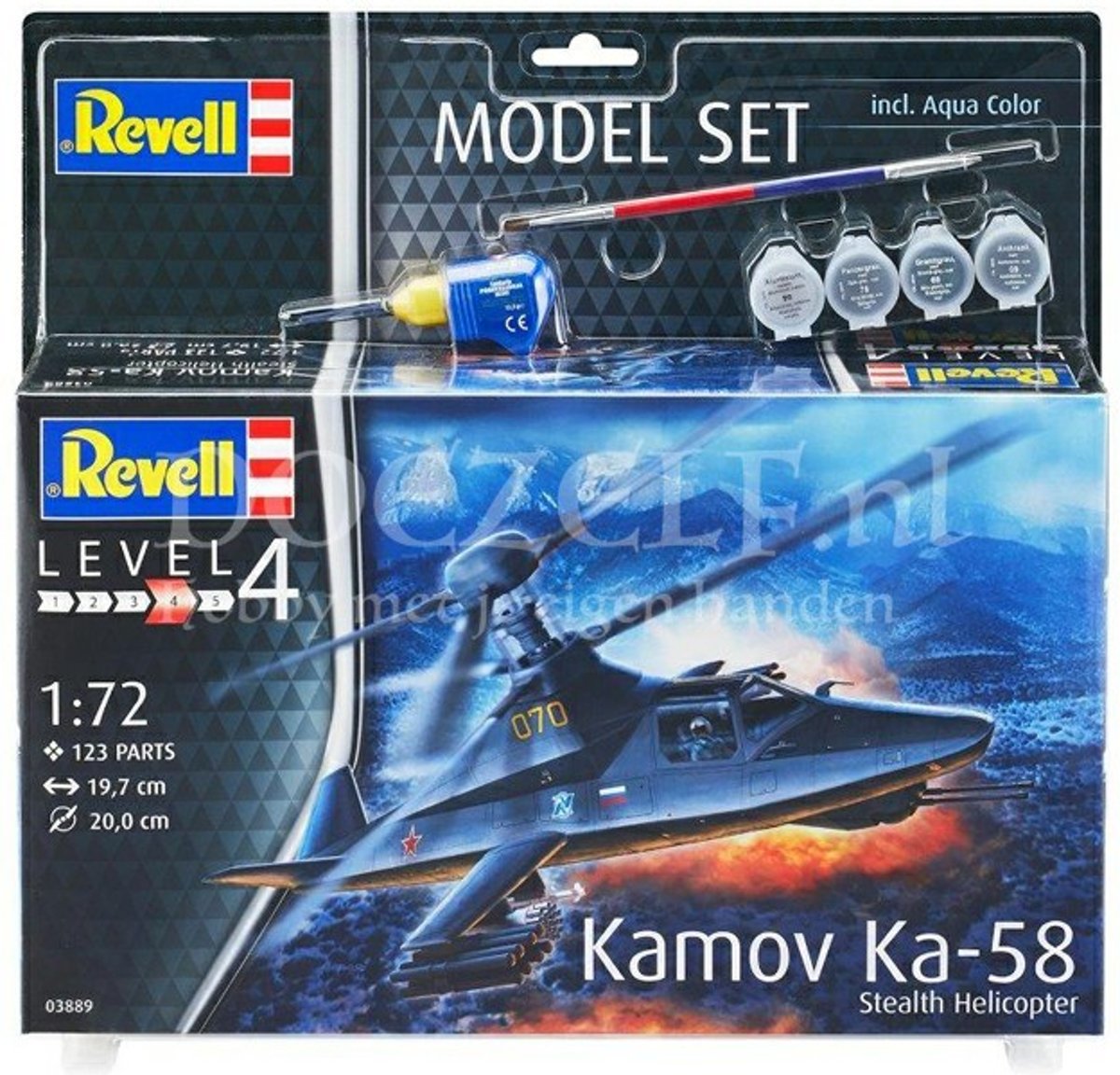   Kamov Ka-58 Stealth Helicopter Model Set