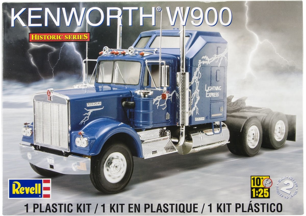   Kenworth W900 Montagekit Vrachtwagen/oplegger miniatuur 1:25