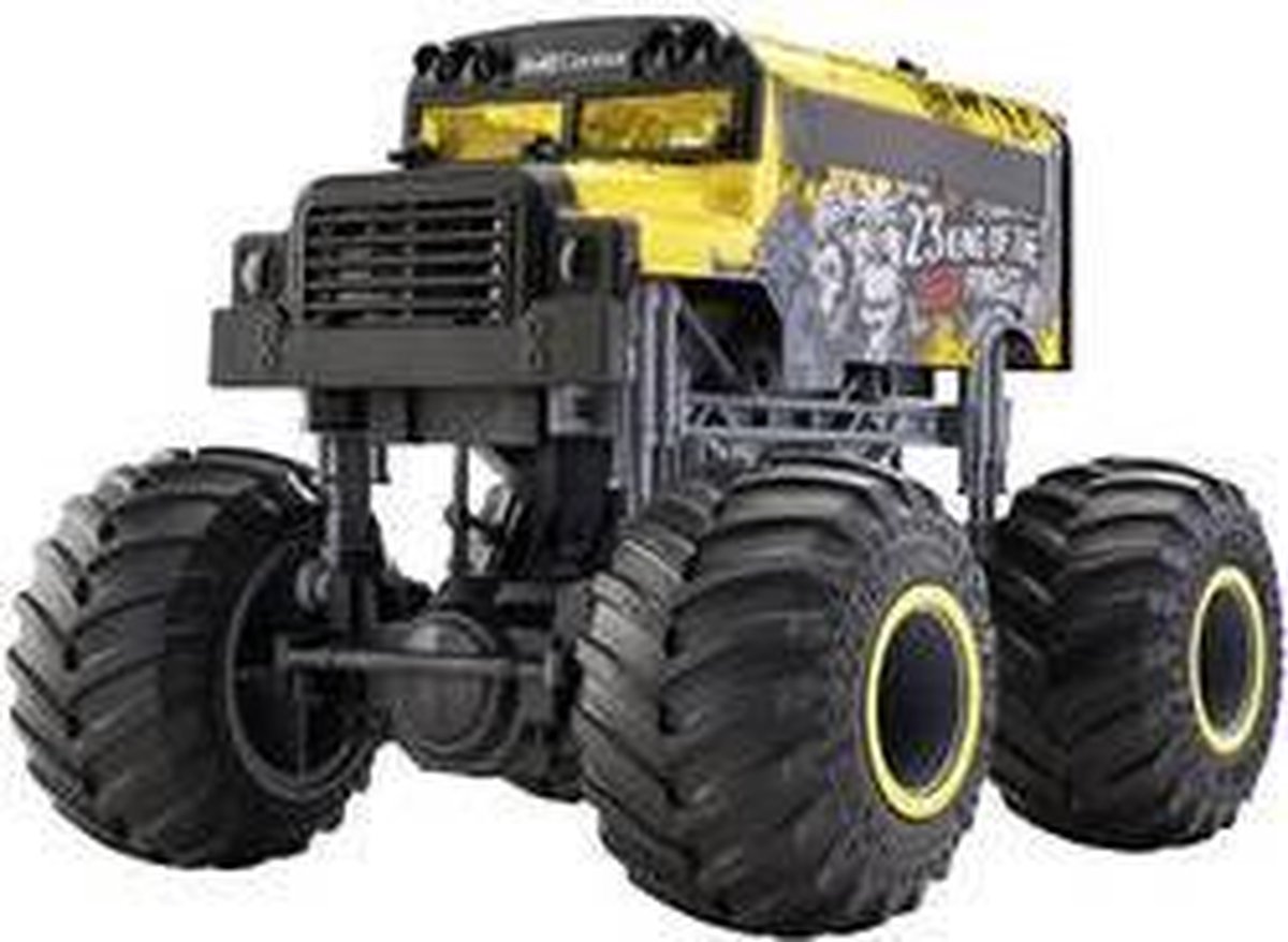   King of the Forest Geel-zwart 1:16 RC auto Elektro Monstertruck RTR 2,4 GHz