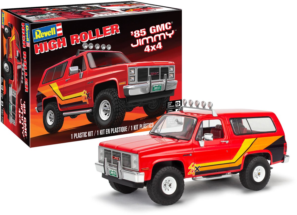   Modelbouwpakket Auto - 14577 GMC 1985 Jimmy 4x4 High Roller - Amerikaanse Auto Plastic - 1:25 -
